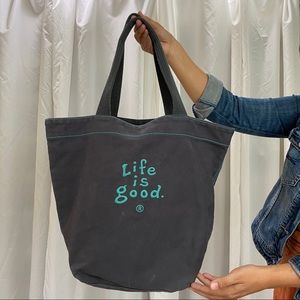 Life is Good tote bag